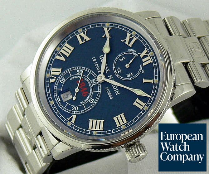 Image of Ulysse Nardin Marine Chronometer 1846 Blue