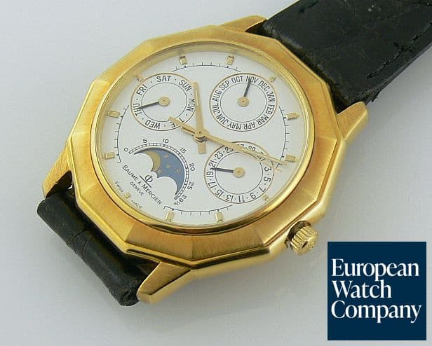 Image of Baume & Mercier Riviera YG Triple Date