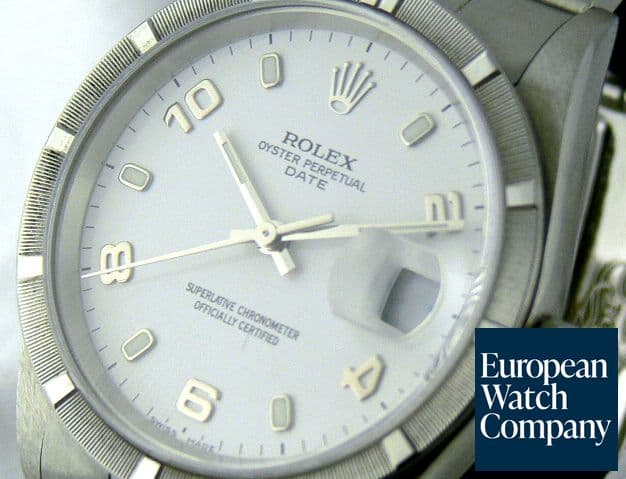 Image of Rolex Oyster Date SS/SS
White