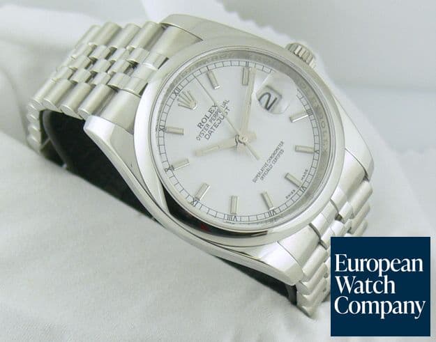 Image of Rolex Datejust White Jubilee Bracelet with Hidden clasp