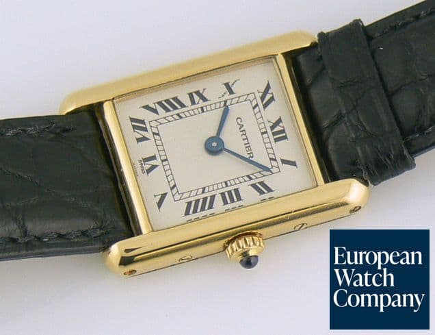 Image of Cartier Tank Y.G Qtz 