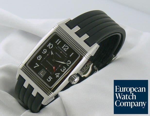 Image of Jaeger-LeCoultre Gran'Sport Steel/Rubber Auto, Black 