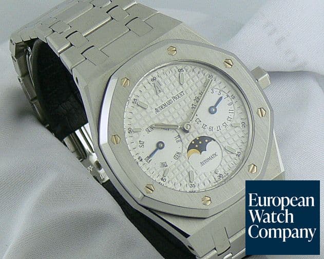 Image of Audemars Piguet Royal Oak Day Date Moon SS/SS White