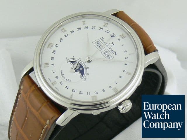 Image of Blancpain Villeret 3 Date Moon
 Steel