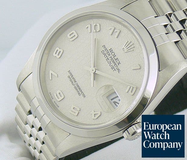Image of Rolex Datejust White Jubilee Bracelet 