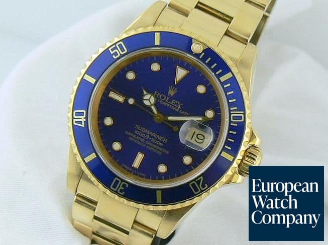 Image of Rolex Submariner Blue
YG/YG