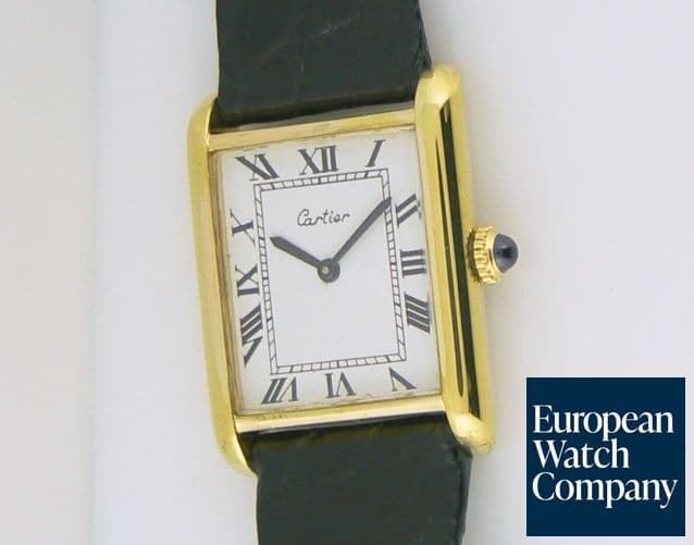 Image of Cartier Tank Louis Plated Manual