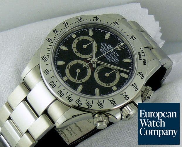Image of Rolex Daytona SS Black Dial