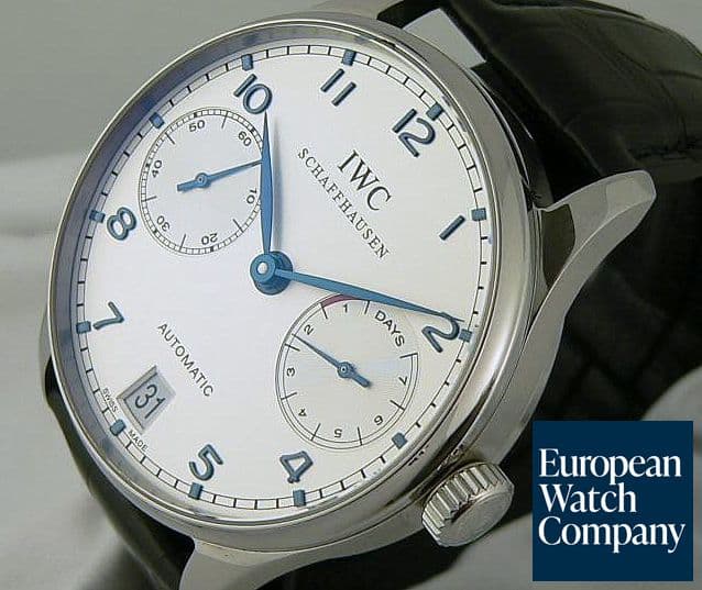 Image of IWC Portugieser 5001 7 Days Steel White