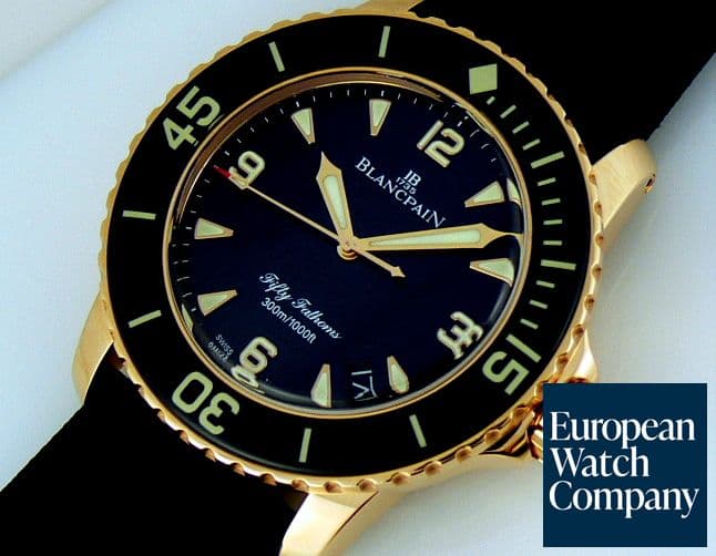 Image of Blancpain Fifty Fathoms 18K Rose