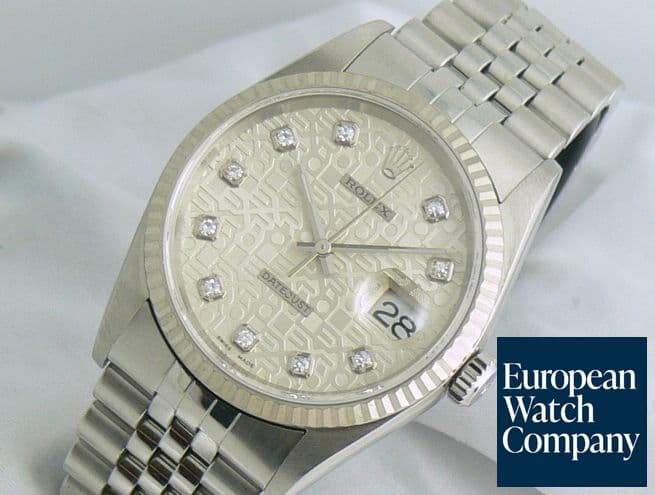 Image of Rolex Datejust Steel Diamond Dial