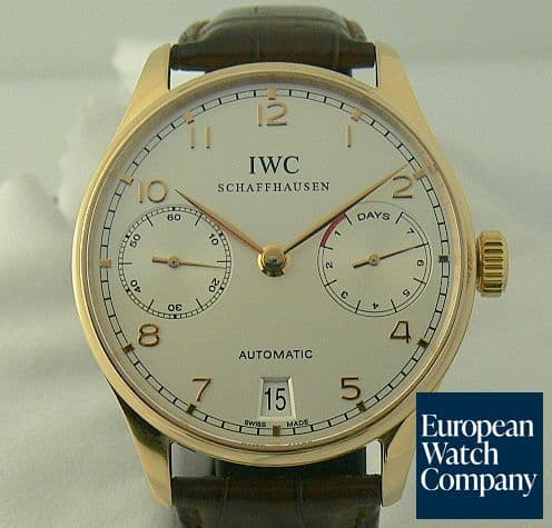 Image of IWC Portugieser 5001 Rose 7 Days