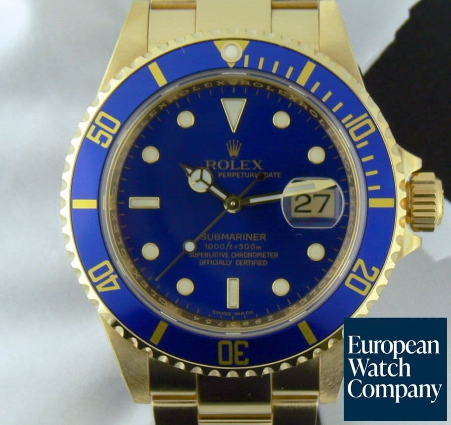 Image of Rolex Submariner Blue
YG/YG