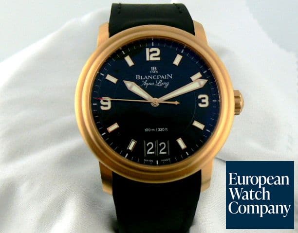 Image of Blancpain Aqualung Rose Rubber