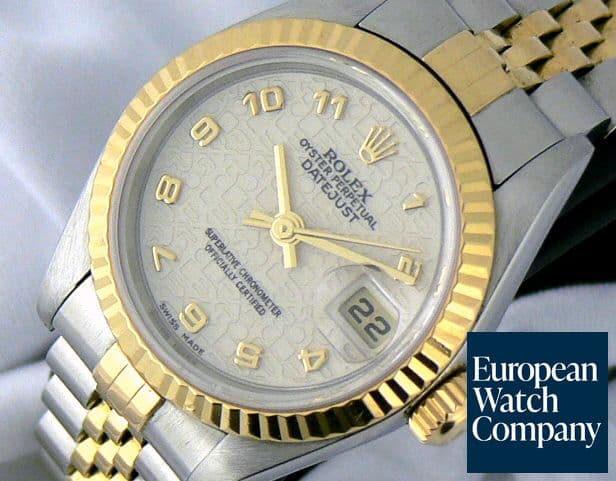 Image of Rolex Lady's Datejust 2T Champagne Jubilee Dial
 