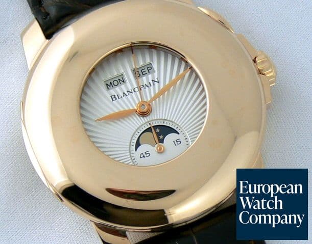 Image of Blancpain Half Hunter Moon Phase Rose Gold
Limited Edition

