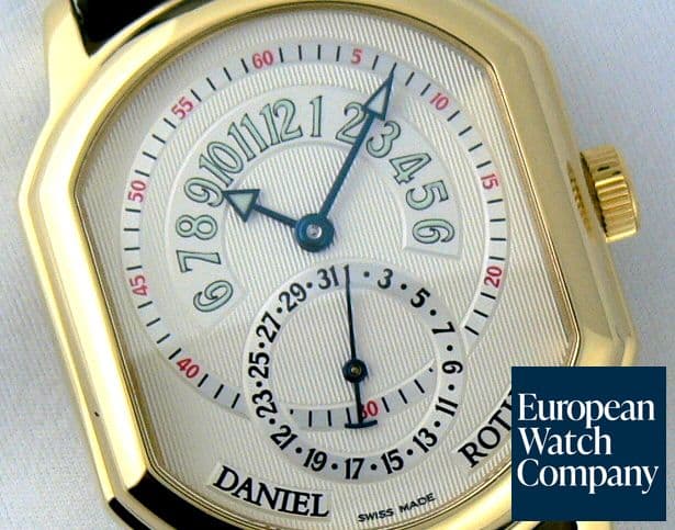 Image of Daniel Roth Premier Retrograde YG Silver Dial