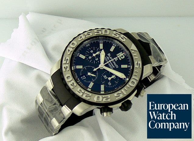 Image of Blancpain Air Command Black
SS/Rubber Bracelet