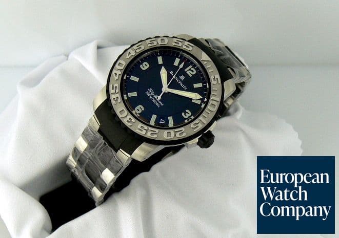 Image of Blancpain Fifty Fathoms Black
SS/Rubber Bracelet