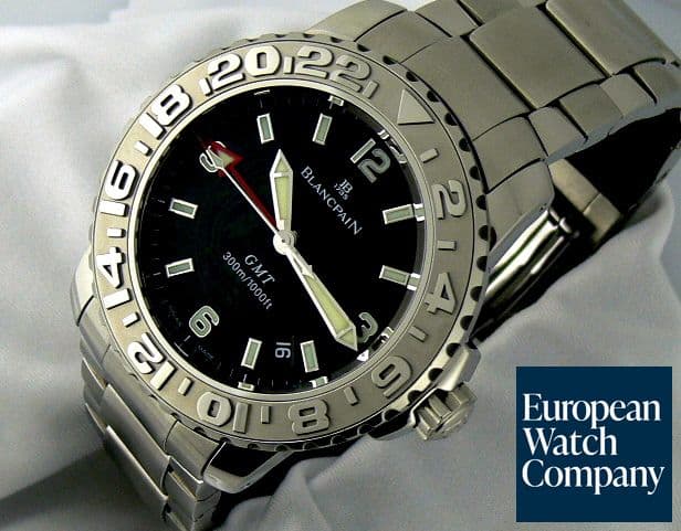 Image of Blancpain GMT SS/SS Black