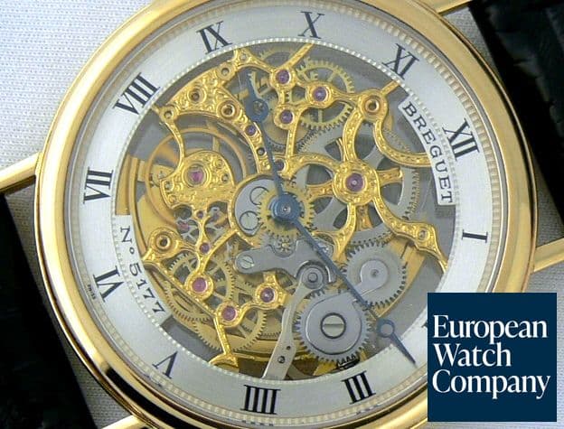 Image of Breguet Ultra Slim YG Skeleton Dial