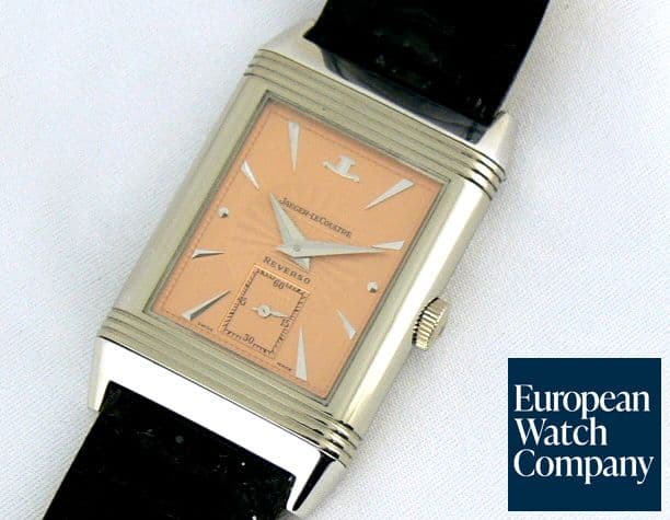 Image of Jaeger LeCoultre Art Deco Reverso WG Salmon Dial