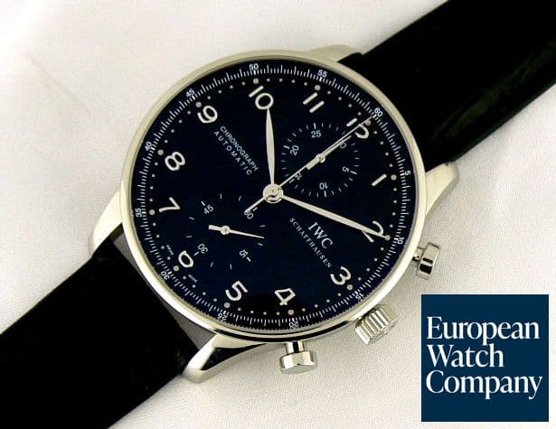 Image of IWC Portugieser Chrono Black Dial
 