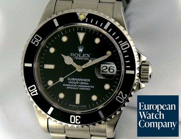 Image of Rolex Submariner Steel Black