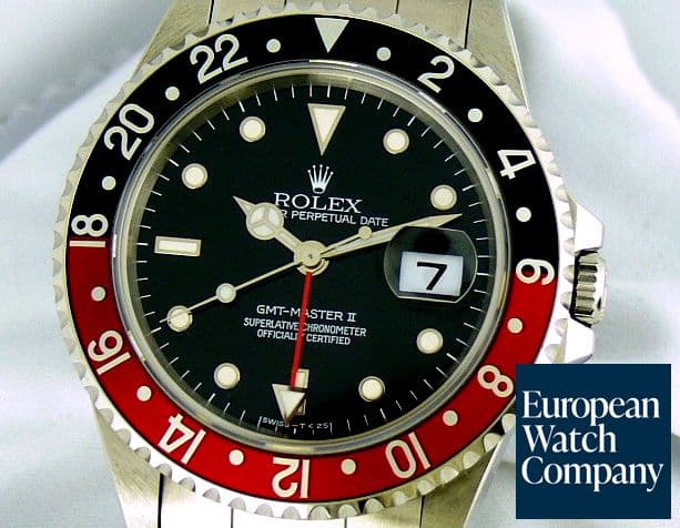 Image of Rolex GMT Master II Red/Black