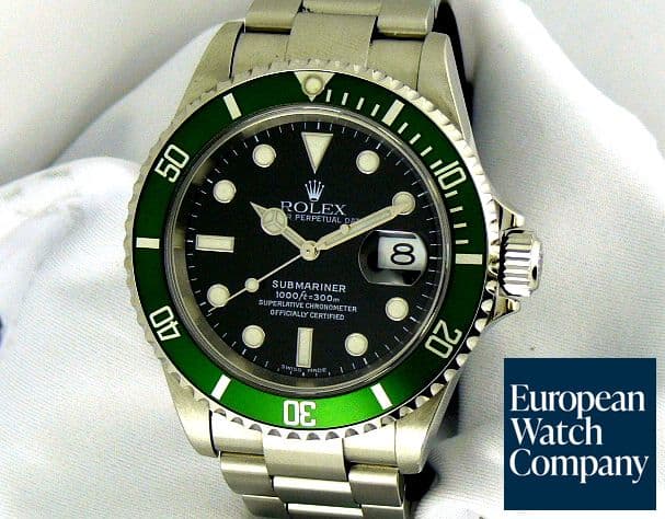 Image of Rolex Submariner Steel
Green Bezel