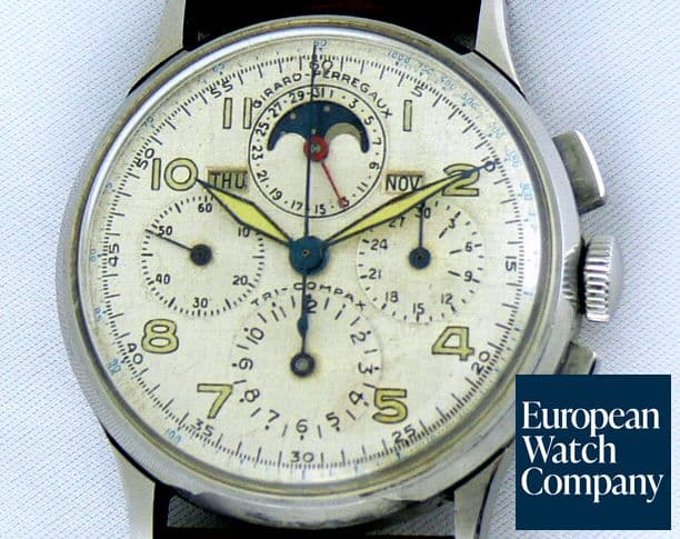 Image of Girard Perregaux Tri-Compax SS Moon Chrono