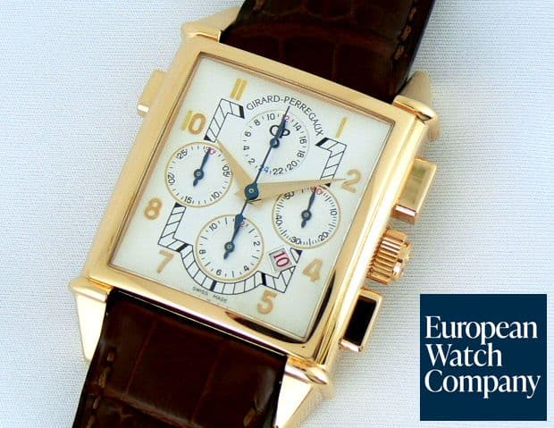 Image of Girard-Perregaux Vintage 1945 Chrono GMT Rose