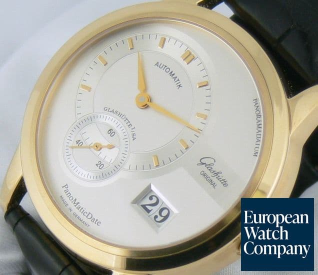 Image of Glashutte Original PEDRO PanoMaticDate 18K Rose