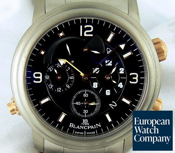 Image of Blancpain Alarm 
Titanium/Rose