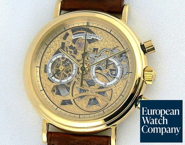 Image of Vacheron Constantin Skeleton Chronograph Yellow Gold