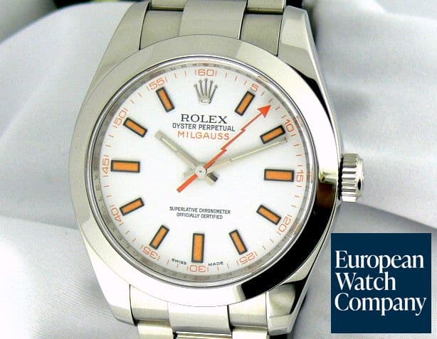 Image of Rolex Milgauss White Dial
SS/SS
White 
