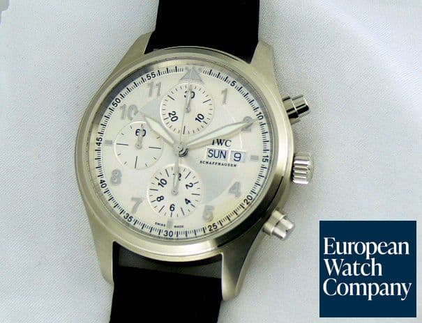 Image of IWC Fliegeruhr/Spitfire Chrono Silver Dial 42mm