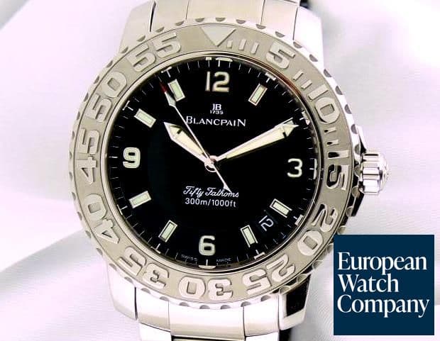 Image of Blancpain Fifty Fathoms Trilogy Collection SS/SS