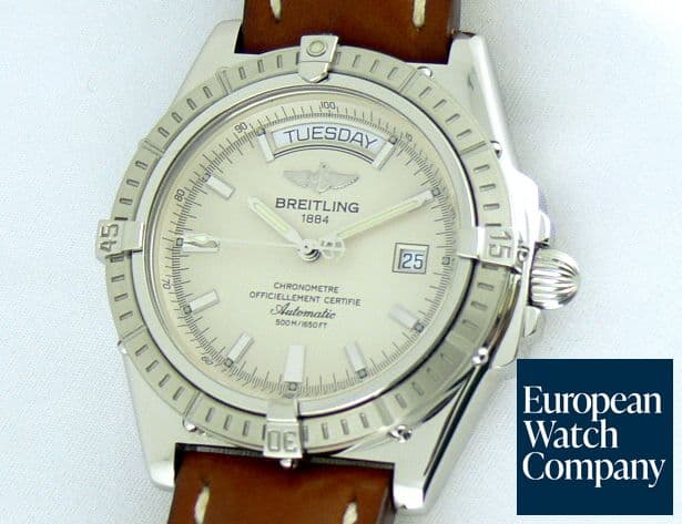 Image of Breitling Headwind SS/Strap Champagne Dial