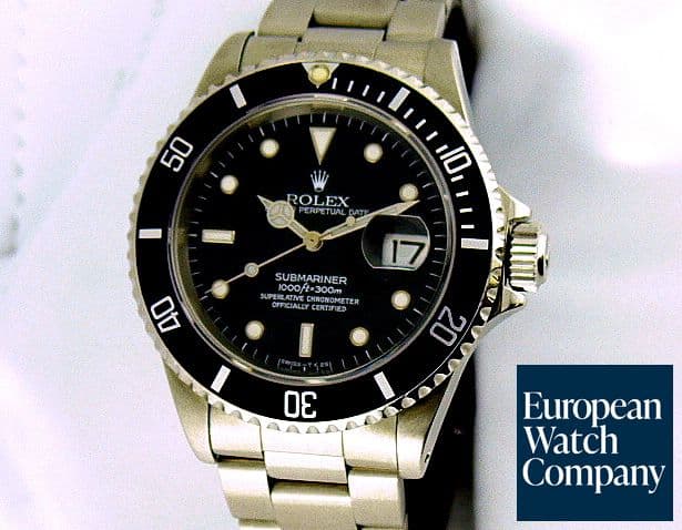 Image of Rolex Submariner Steel Black