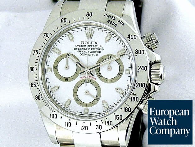 Image of Rolex Daytona SS/SS White 
M series 