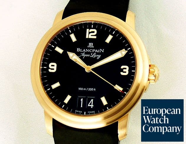 Image of Blancpain Aqualung Rose Rubber
