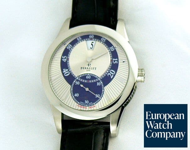 Image of Perrelet Jumping Hour SS Silver/Gray Dial
