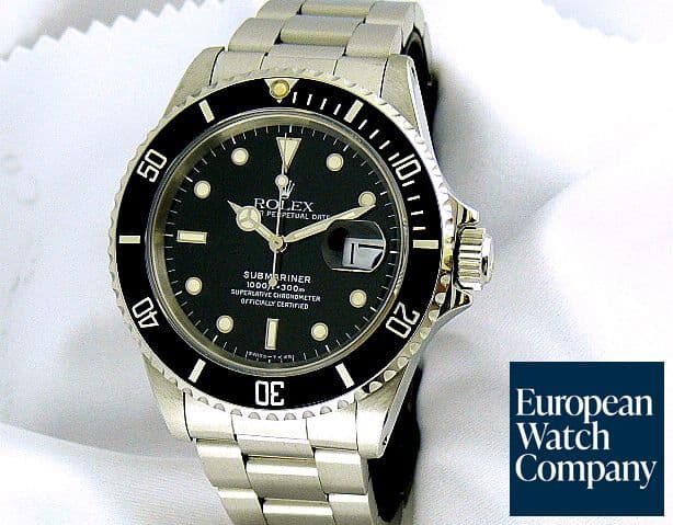 Image of Rolex Submariner Steel Black