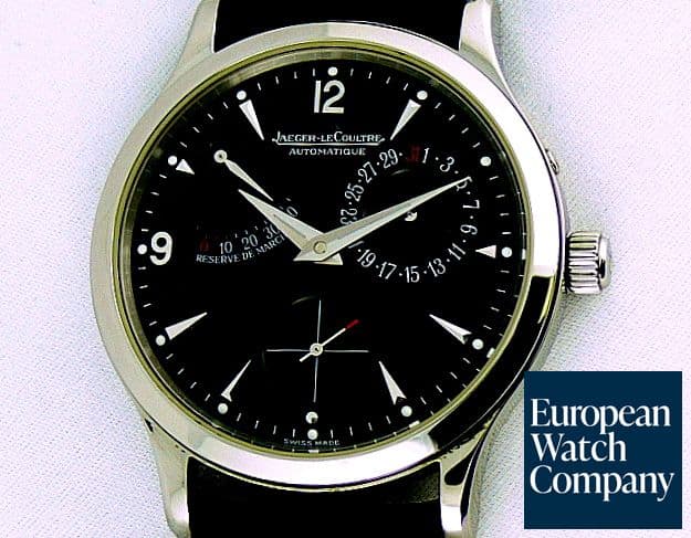 Image of Jaeger-LeCoultre Reserve de Marche Steel Black Dial