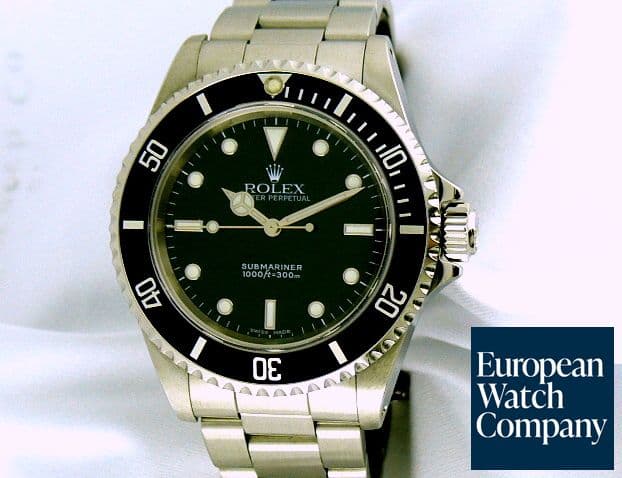 Image of Rolex Submariner SS Black Dial No Date 