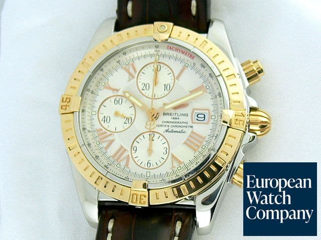 Image of Breitling Chronomat Evolution
SS/18k/Strap White Dial