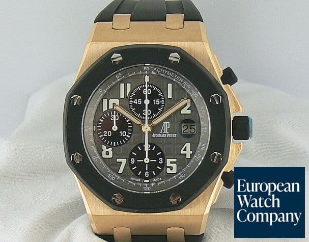 Image of Audemars Piguet Offshore Rubber Bezel Rose Gold
