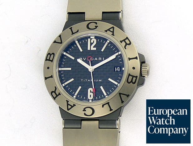 Image of Bulgari Diagono Titanium/Rubber Auto