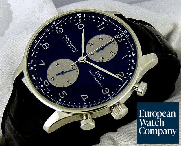 Image of IWC Portugieser Chrono Black Dial
Silver Subdials